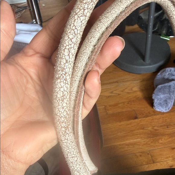 Liebeskind Women Two Tone Canvas Zip Closure Tote Shoulder Bag Green/Purple - Picture 3 of 7